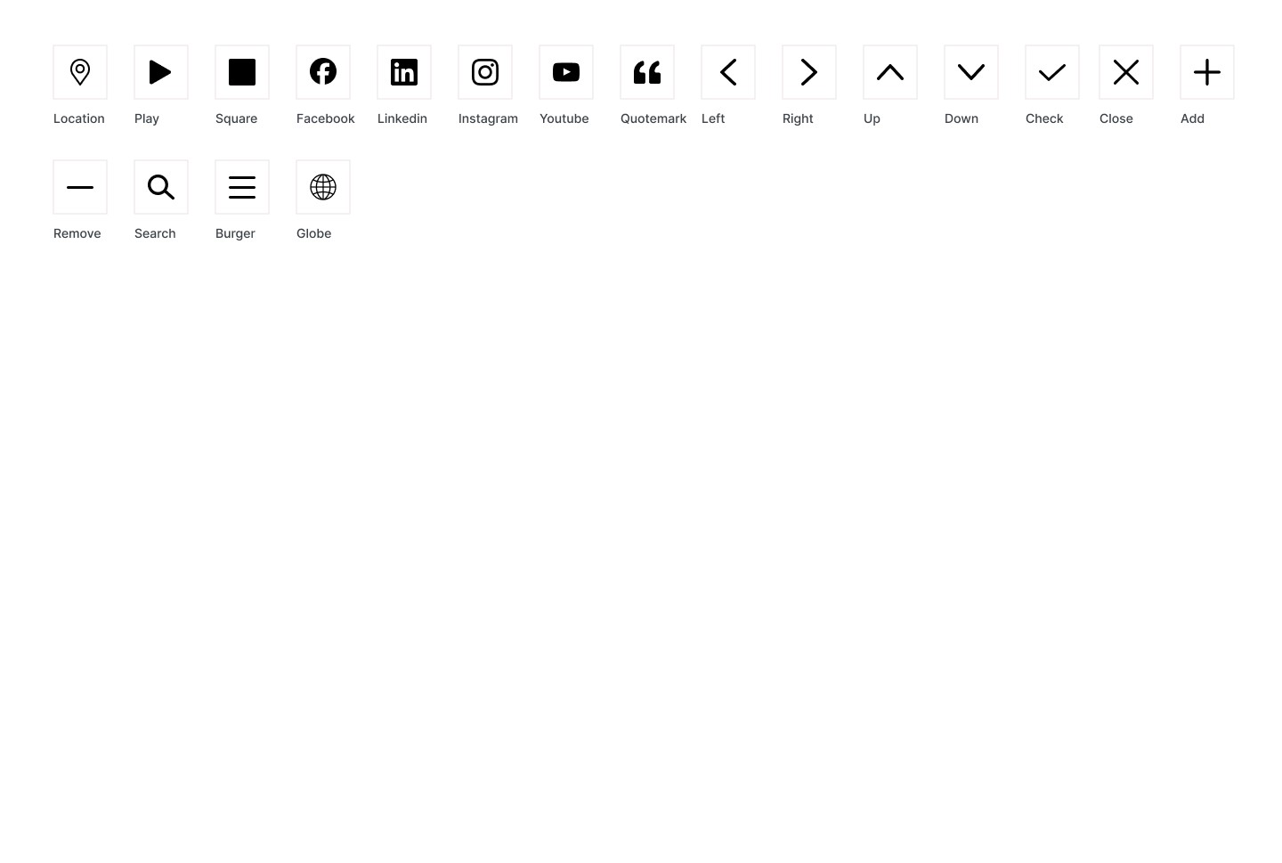 Icon set