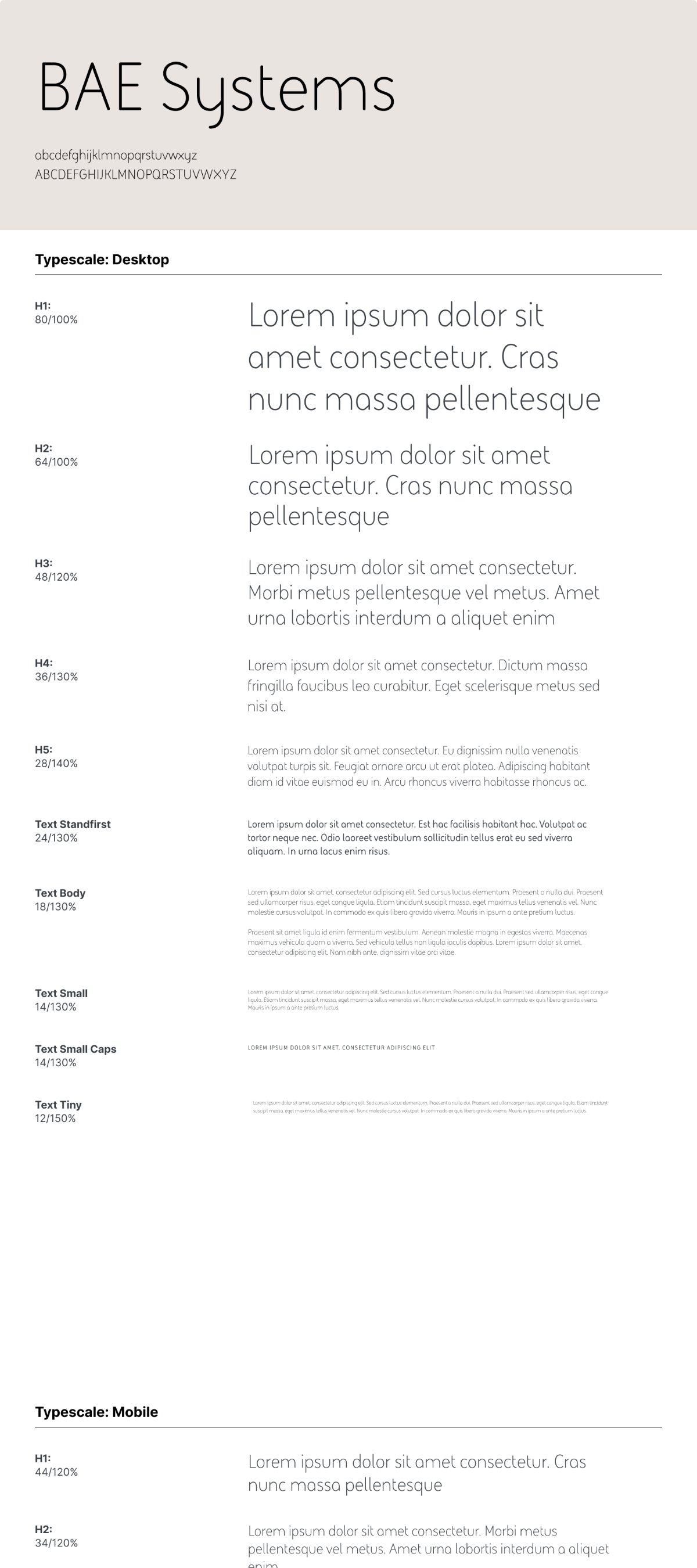 Type scale
