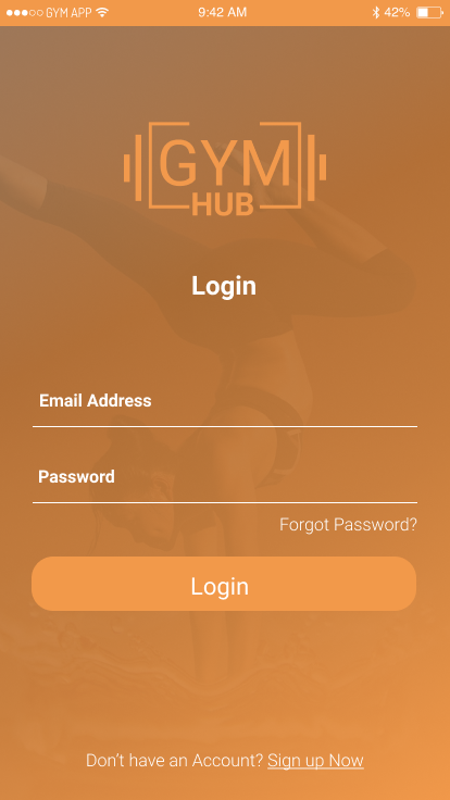 GYMHUB login